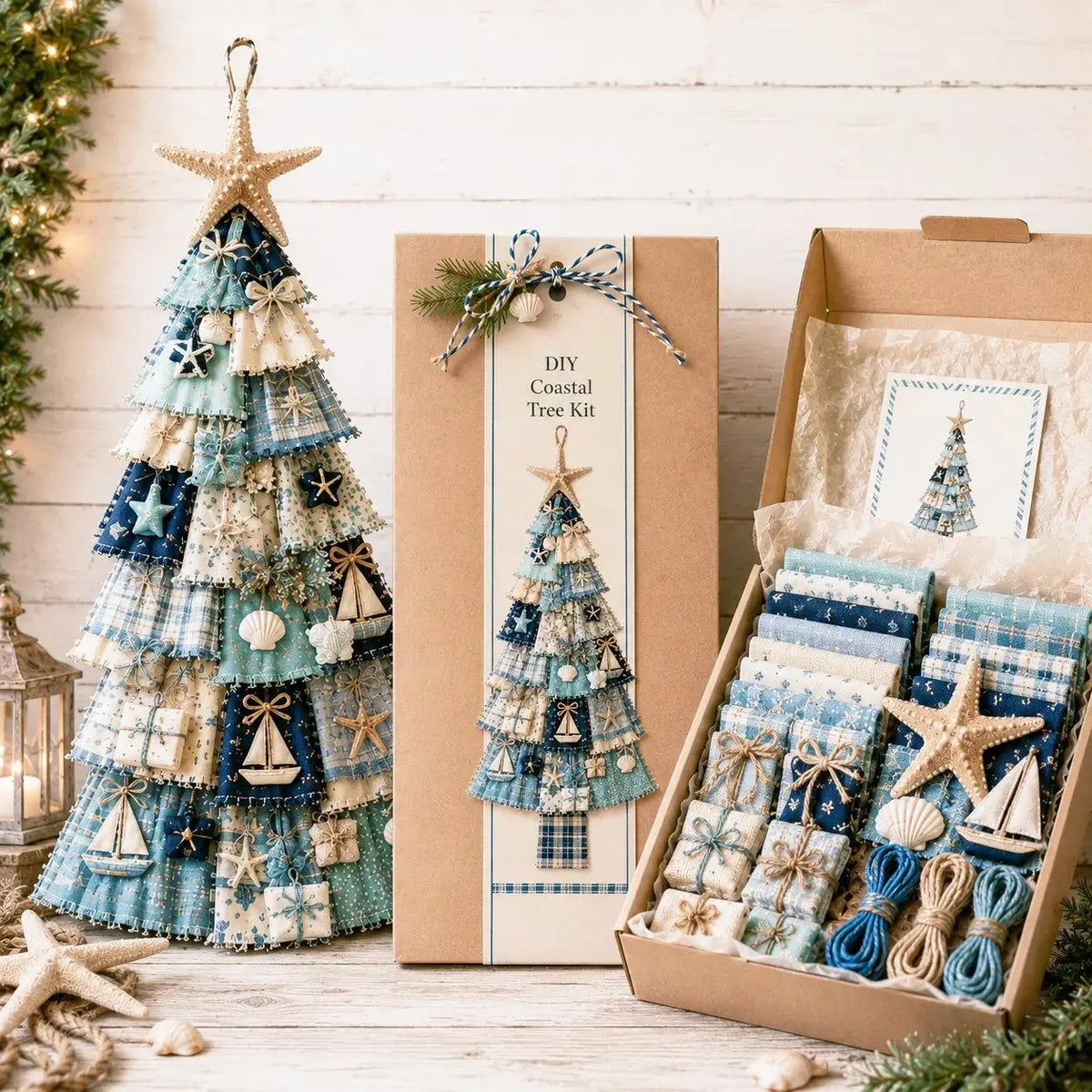 🎄Beginner-Friendly DIY Oversized Patchwork Christmas Tree Door Hanging Kit