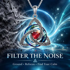 🔥🛡️ Celtic Birthstone Shield: Wear Your Protection & Story ✨