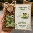🌸🐝🦛 Emotional Support Glass Animal Gift Set – A Meaningful Little Reminder That You Matter 💕