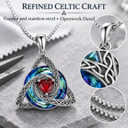 🔥🛡️ Celtic Birthstone Shield: Wear Your Protection & Story ✨