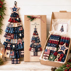 🎄Beginner-Friendly DIY Oversized Patchwork Christmas Tree Door Hanging Kit