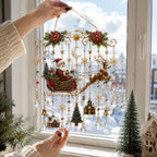 49% OFF – 🎄Handmade Christmas Stained Drops & Ready-to-Hang Holiday Decor ✨