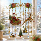 49% OFF – 🎄Handmade Christmas Stained Drops & Ready-to-Hang Holiday Decor ✨