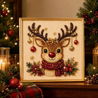 🧘Relaxing & Beginner-Friendly - 🎨💎DIY Christmas Pearl Diamond Painting Art Kit