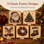 🧘Relaxing & Beginner-Friendly - 🎨💎DIY Christmas Pearl Diamond Painting Art Kit