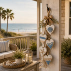 🤎 Handcrafted Hanging Heart Wall Decor – A Heartwarming Gift for Every Home