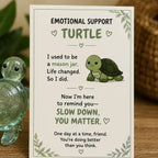 🌸🐝🦛 Emotional Support Glass Animal Gift Set – A Meaningful Little Reminder That You Matter 💕