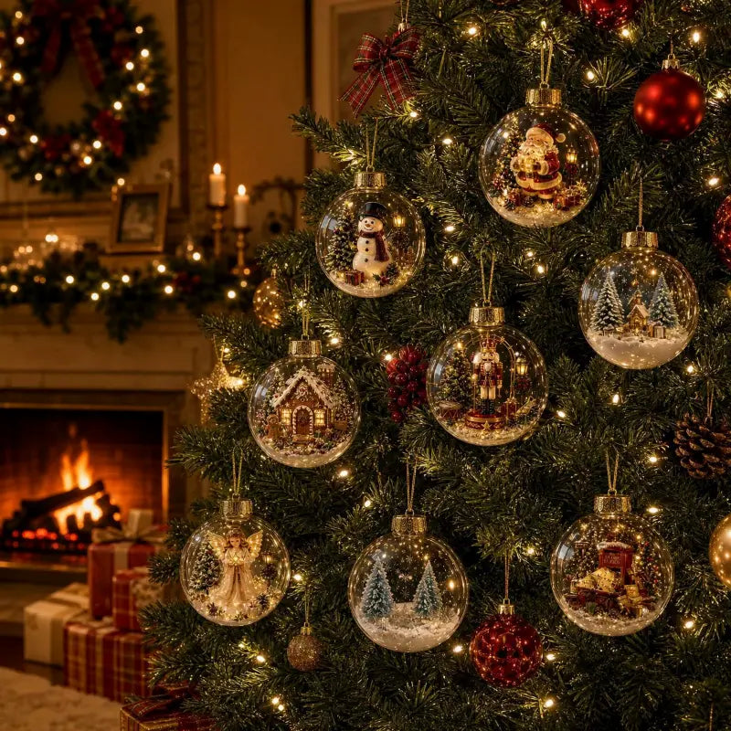 24-Day Vintage Christmas Ornament Advent Calendar