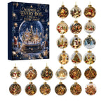 24-Day Vintage Christmas Ornament Advent Calendar