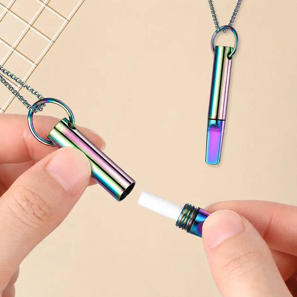 Detachable and easy to clean AeroVeya breathing necklace design