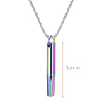 Lightweight portable AeroVeya necklace size and material details
