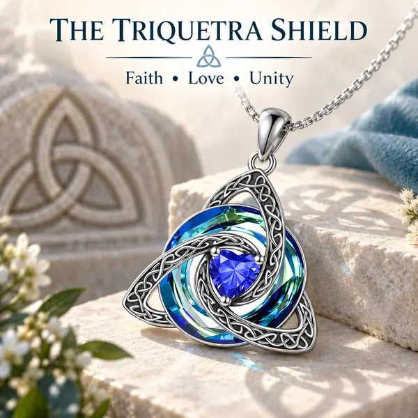 🔥🛡️ Celtic Birthstone Shield: Wear Your Protection & Story ✨