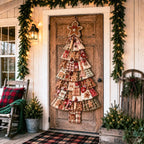 🎄Beginner-Friendly DIY Oversized Patchwork Christmas Tree Door Hanging Kit
