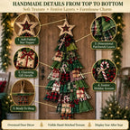 🎄Beginner-Friendly DIY Oversized Patchwork Christmas Tree Door Hanging Kit