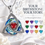 🔥🛡️ Celtic Birthstone Shield: Wear Your Protection & Story ✨