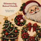 🧘Relaxing & Beginner-Friendly - 🎨💎DIY Christmas Pearl Diamond Painting Art Kit