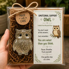 🌸🐝🦛 Emotional Support Glass Animal Gift Set – A Meaningful Little Reminder That You Matter 💕