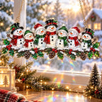 ✨ Whimsical Winter Suncatchers(11 types) | Shatterproof "Stained-Glass" Acrylic Window Hangings 🎄