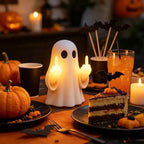 Halloween Ghost Middle Finger Night Light